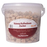 HELLMA Rohrzucker Würfelzucker, 2x 2,0 kg