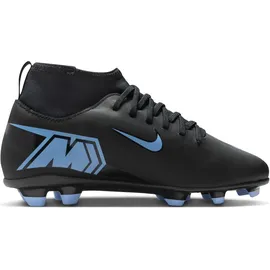 Nike Mercurial Superfly 10 Club MG Fußballschuhe Kinder black/ice blue 38