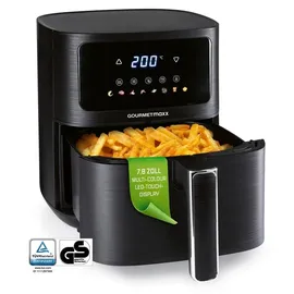 GOURMETmaxx Heißluftfritteuse 4,5 l schwarz