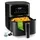 GOURMETmaxx Heißluftfritteuse 4,5 l schwarz