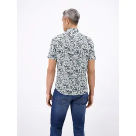 Lerros Kurzarmhemd Floral Broken White L
