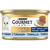 Gourmet Gold Katzenfutter-Mousse mit Thunfisch 85 g