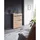 VOLEO Kommode DETROIT 80 x 107 x 38 cm Grau