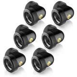 RAIJINTEK PELIAS D160906, 16mm, 90 Grad Adapter - 6er-Pack, schwarz