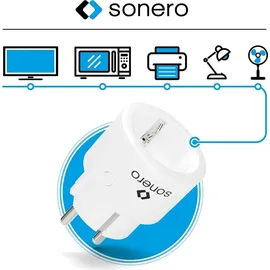 Sonero Funksteckdose 2300 Watt Weiß 1 St.