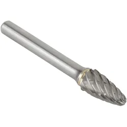 TYROLIT Hartmetallfräser DxT-SxL 10x19-6x64 Für Stahl, Form: 52RBF - Baum, Art. 34213590