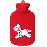 EDM Einhorn rotes Wasserbeutel 2 l