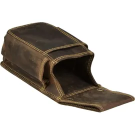 GREENBURRY Vintage Kellnertasche Leder Kellnerhalfter Holster Kellnerbörsenköcher braun