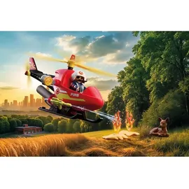 Playmobil City Action Feuerwehr-Helikopter 72196