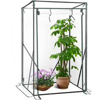 Woltu Foliengewächshaus PE Transparent 100x50 cm