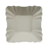 Papstar Schalen eckig 9 cm x 9 cm x 3 cm 250 St. Weiß