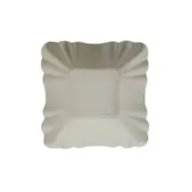 Papstar Schalen eckig 9 cm x 9 cm x 3 cm 250 St. Weiß