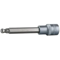 KS Tools 1/2" Bit-Stecknuss Innensechskant mit Kugelkopf, lang, 7mm