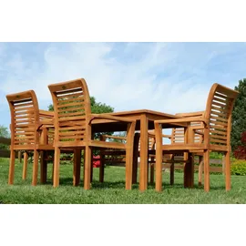 ASS Altenburger Gartengarnitur 7-tlg. Braun