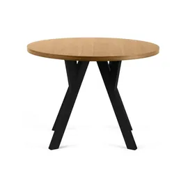 Konsimo Esstisch Ø 100 cm braun