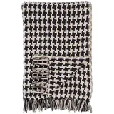 House Nordic Plaid 130 x 180 cm Schwarz/Beige