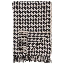 House Nordic Plaid 130 x 180 cm Schwarz/Beige