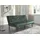 Atlantic Home Collection 2-Sitzer "Pierre", grün, B:180cm H:82cm T:86cm, ATLANTIC HOME COLLECTION, Sofas, Schlafsofa, mit 3-stufiger Rasterfunktion, mit Wellenunterfederung