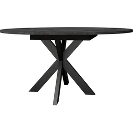 Mäusbacher Ausziehtisch 110 x 76 x 110 cm grau/schwarz