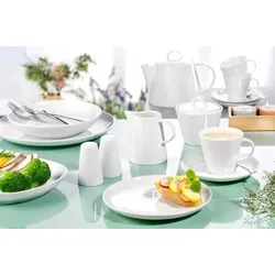 Caterado 6x Dessertteller SOLEA, Farbe: weiß, Durchmesser: 19 cm