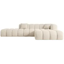 altdecor Ecksofa in L-Form Corner Sofa Bett Eckcouch Couch Wohnlandschaft Cauchsofa Olea-L2-309x190x70 cm Beige
