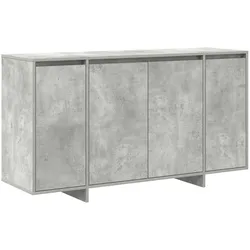 vidaXL Beton Grau Sideboard Beton grau Holzwerkstoff 135 x 41 x 75 cm