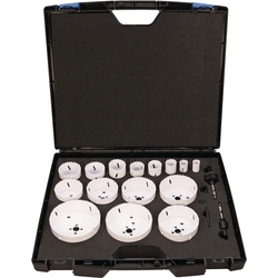 Lochsägensatz 17-teilig 19-114 mm Schnitttiefe 38 mm Bi-Metall PROMAT