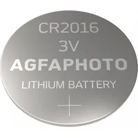 AgfaPhoto 150-803180 Haushaltsbatterie Einwegbatterie CR2016 3V Extreme, Retail Blister (5-Pack)