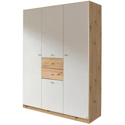 Kleiderschrank Landsberg - weiß - 136 cm - 197 cm - cm 54,0 - Sconto