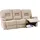 Beliani Sofa manuell verstellbar 3-Sitzer