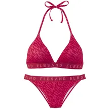 ELBSAND Triangel-Bikini Damen Rot 42 Cup C/D