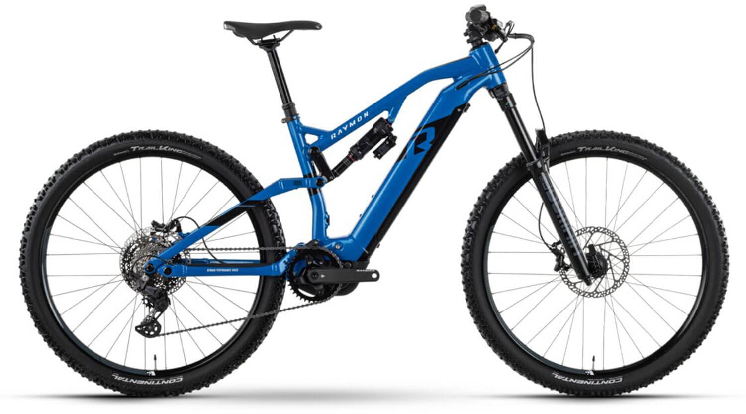 RAYMON TrailRay 140E 9.0 Tektro - newblue / black / white - 44cm | 29 Zoll