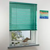 Bella Casa Aluminium-Jalousie 110 x 220 cm Grün