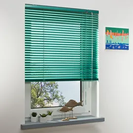 Bella Casa Aluminium-Jalousie 110 x 220 cm Grün