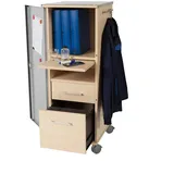 Rocada Caddy Plus Bürowagen buche 5 Ebenen 47,0 x 42,4 x 120,0 cm