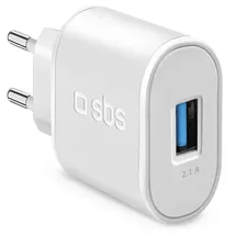 SBS Ladegerät 2,1A 10W Weiß