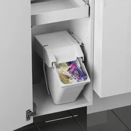 SO-Tech Kipp-Abfallbehälter 8 l Weiß