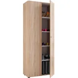 VCM Mehrzweckschrank Vandol 70 x 178 x 40 cm Eiche