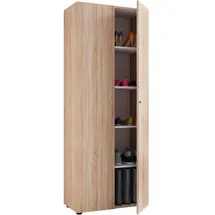 VCM Mehrzweckschrank Vandol 70 x 178 x 40 cm Eiche