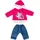 Bayer Design Bayer Puppenkleidung Hose Leopard Pink/Blau (46 cm)