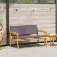 VidaXL Gartenbank mit Kissen 115x70x72 cm Massivholz Akazie