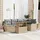 vidaXL Garten-sofa-set 6-tlg. Beige