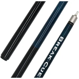 BILMAG Billardqueue Pool Break Jump, Break Cue, 3-TLG, Schnellverschluss, Navy Blau, 143cm