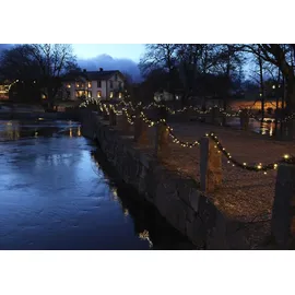 Best Season LED Lichterkette 10 m Schwarz warmweiß