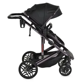 Moni Kombikinderwagen 3 in 1 all Road Schwarz