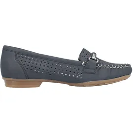 Rieker Mokassin Damen Blau 40