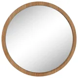 Robas Lund Spiegel 40 cm, ¦ holzfarben ¦ Glas,Aluminium,Holzwerkstoff Ø: 40.0