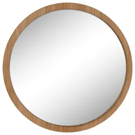 Robas Lund Spiegel 40 cm, ¦ holzfarben ¦ Glas,Aluminium,Holzwerkstoff Ø: 40.0