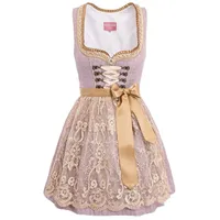 KRÜGER MADL & BUAM Trachtenkleid Mini Dirndl 2tlg. 50cm 416467 flieder lila 34