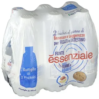 Fonte Essenziale dalle Terme di Boario 6x400 ml Soluzione bevibile